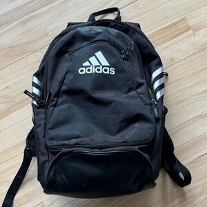 Adidas Black and White Men's Backpack